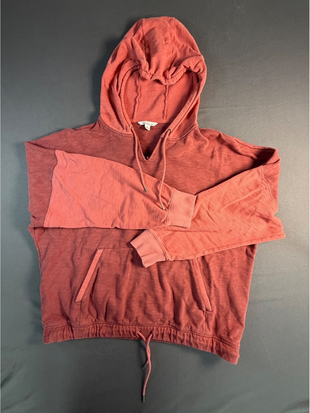 Bean's Signature Medium Two-Tone Red Hoodie Sweatshirt